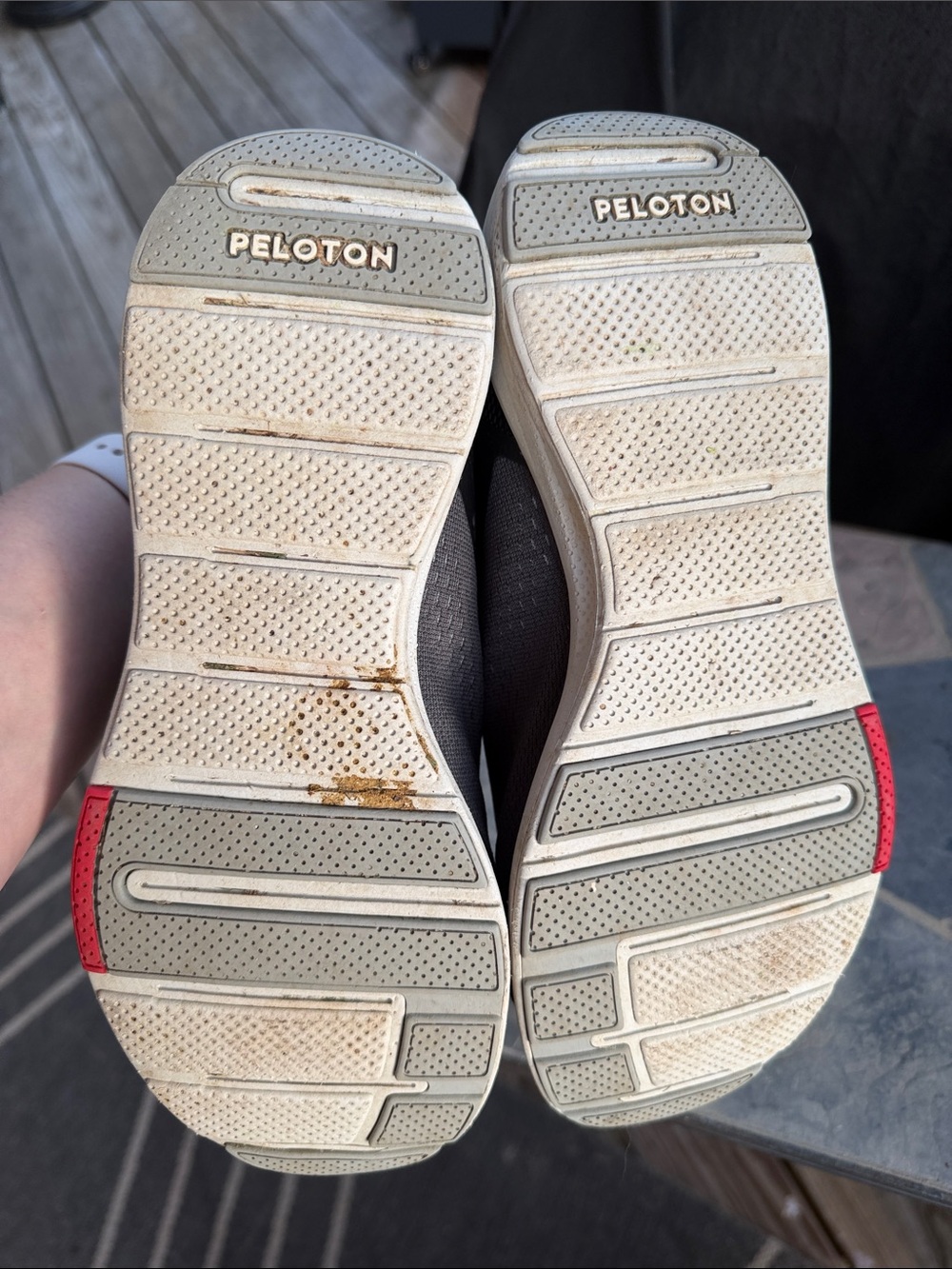 Peloton Black and Red Low-Profile Training Sneakers - Picture 4 of 7